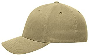 FLEXFIT Basecap Fullcap in 2 Größen + 8 Farben Khaki,S/M ( Small/Medium ) für 56/57 cm Kopfumfang Beige,S-M
