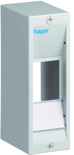 coffret cache borne - 2 modules - hager gd102a