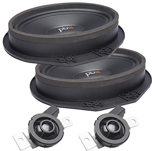 PowerBass OE69C-FD - 6x9 Ford OEM Replacement Component Speakers Kit - Pair