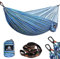NATUREFUN Ultraleichte Reise Camping Hängematte | 300 kg Tragkraft (275 x140 cm),Atmungsaktiv,Schnelltrocknendes Hängematten |2 x Premium Karabiner,2 x Schlingen Inbegriffen | Draußen Drinnen Garten