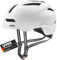 uvex urban planet - nachhaltiger Fahrradhelm für Damen und Herren - individuelle Größenanpassung - aus Recyclingmaterial - white matt - 54-58 cm