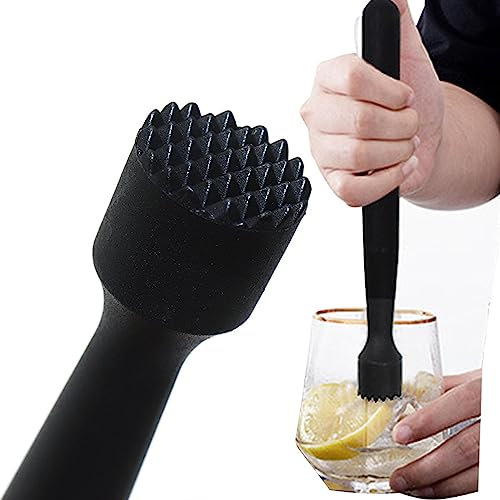 Stößel für Cocktail,Stössel Cocktails Muddler,Cocktail Stössel Ice Crusher,Eiszerkleinerer Zubehör Crasher Eiscrusher Krautstampfer Cocktail Zubehör