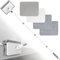 Skirting Board Cleaner Skirting Board Cleaner Tool with Long Handle Skirting Board Cleaning Tool for Cleaning Baseboard Window Floor Ceiling Bathtub Tub Tile Scrubber Brush Duster with 4 Reusable Pads