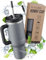 My Vesperbox Kinny Cup – Thermobecher - Trinkflasche mit Strohhalm 500, 950,1200ml – Kaffeebecher To Go – Thermosflasche Edelstahl BPA & Melamin Frei