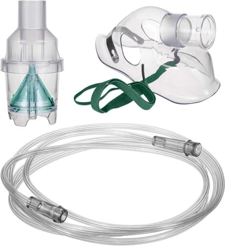 App Life Kit Inalatore Aerosol con Maschera Bambini, Nebulizzatore, Tubo Flessibile, Dispositivo Medico di Classe I, Accessori Ricambio Universali per Dispositivi a Compressore