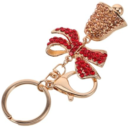 Baluue con Campana Navideña y Adorno de Bolsa para Mochilas y Bolsos Decoración Festiva para Fiestas y de Navidad