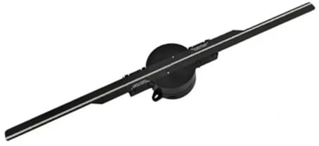 3D-hologramfläkt 42 cm WiFi 3D-holografisk projektor Reklamdisplayljus HD-holografisk for butiker, barer, fester, jul(G42 Upgraded)