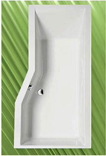 Raumsparwanne Versys 160x85/70cm Rechts + Ablaufgarnitur + Wannenfüße