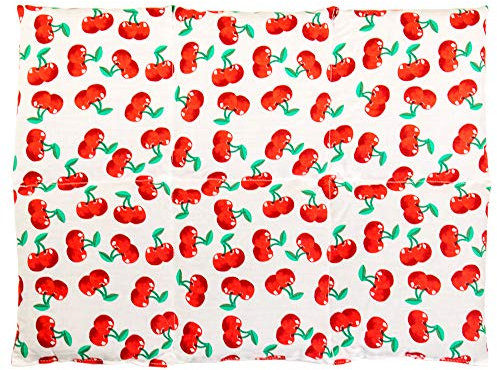 Giraffenland Traubenkernkissen groß 40x30cm 6-Kammer - cherry-white - Wärme und Kälte - Kissen 30x40 - Traubenkern - cherry-white