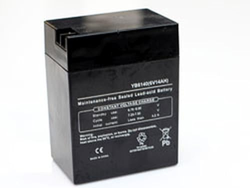 Technical Precision Replacement for LITHONIA ELY3C Emergency Lighting 14AH AGM with Polarized TERMINALS Battery