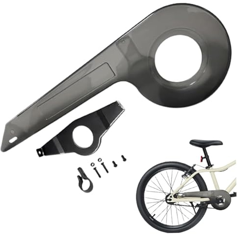 Protettore a catena a catena, protezione della catena di biciclette adatte per 32-36 denti da guardia della catena di biciclette universali per bambini copertina catena di bici robusta per accessori