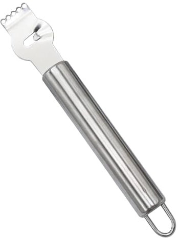 Grattugia per limone in acciaio inox, ciotola di pompelmo, pelapatate per pompelmo, pelapatate per arance e agrumi – Affettacoltelli portatile, pelapatate per arancia, pelapatate al limone