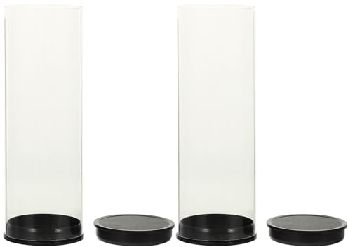 Ciieeo Lot de 2 Tubes Tubes Transparents en Plastique pour Balles de Golf Porte-balles de Golf Anti-Rayures Boîte de Transport et Rangement Pratique Usage Intérieur et Présentation