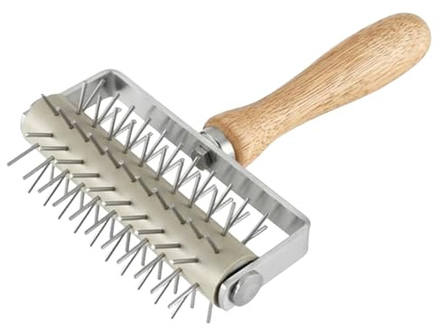 Rullo Docker Per Pasta - Rullo Per Pasticceria Con Punte | Rulli Per Pizza, Rulli Per Pasta Con Punte In Acciaio Inossidabile | Perforatore Per Pizza Per Cucine Domestiche E Commerciali, Strumento Per