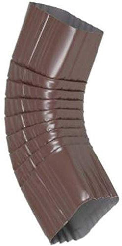 Amerimax 2526519 - Codo B o lateral de aluminio marrón de 2 x 3 pulgadas, dos por tres