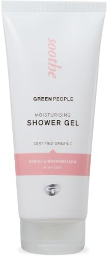 Green People Moisturising Shower Gel - Natural and Organic Citrus Body Wash - SLS Free, Scented with Neroli and Mandarin, 200ml