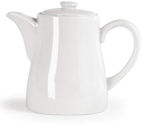 Olympia Whiteware Coffee Potts 653Ml 24Oz Porcelain Espresso Jugs Oven Safe 4pc