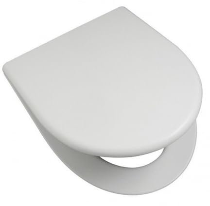 Gala marina - Asiento fijo marina para inodoro blanco, compatible con inodoro Gala Marina, 45l. x 38,5an, centímetros