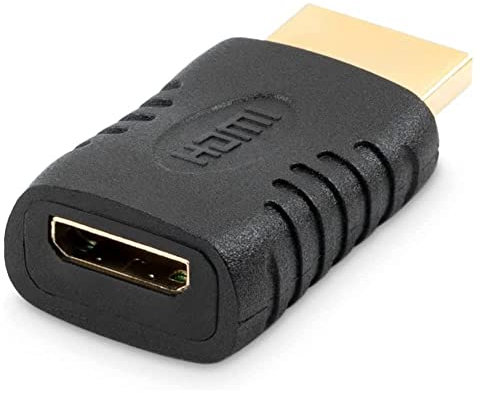 CABLEPELADO Adattatore Mini HDMI Femmina - HDMI Maschio | Alta Velocità | Full-HD | Adatto per fotocamera, scheda grafica, Tablet