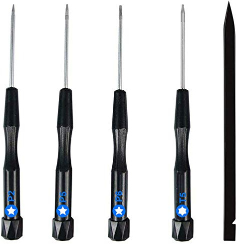 MMOBIEL - Set Professionale 5 in 1 di cacciaviti di Riparazione per iPhone 17/16/15/14/13/12/11 Series e MacBook PRO/Air con Retina