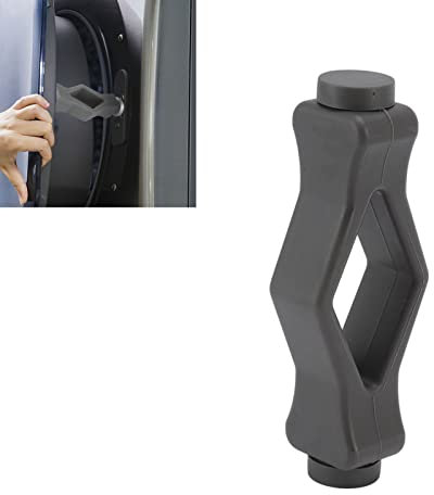 Uadme Support De Porte Pour Laveuse ¨¤ Chargement Frontal Support Machine Laver R¨¦Glable Flexible Linge S¨¨Che-Linge Accessoire En Forme Bouche(Gris)