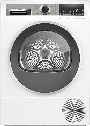 Bosch Lavadora-secadora con Bomba de Calor 8 kg, Serie 6, AutoDry, Rápido 40min, Función Media Carga, blanco, WQG235D0ES