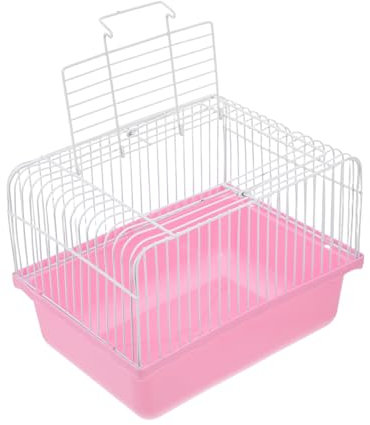 BESPORTBLE Kompakter Tragbarer Vogelkäfig Aus Kunststoff Für Wellensittiche Und Nymphensittiche Und Einfacher Transportkäfig Für Reisen Und Zuhause