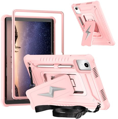KATUMO Fodral för Lenovo M11 / K11 Tablet 11 tum (TB-330FU), Barn Skal Kompatibelt med LENOVO Tab M11 2024 / Lenovo Xiaoxin Pad 2024, med Stöd & Justerbara Axelrem & Pennhållare