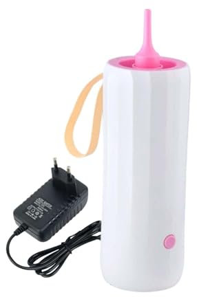 Fenteer Ballonpumpe Elektrische Luftpumpe, schnell Luftballons, Ballon -Inflatorgebläsermaschine für Hochzeitsgeburtstagsfeiern abgeschlossen, Rosa