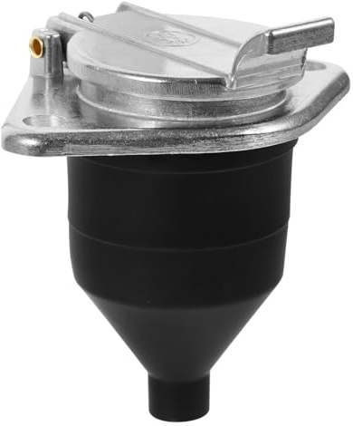 Happyyami Connecteur Plat Pour Remorque à 7 Broches En Aluminium, Prise 24v, Adaptateur De Câble Pour Camion, Connecteur De Remorque Robuste, Usage Véhicule Poids Lourd, Raccordement Électrique Fiable