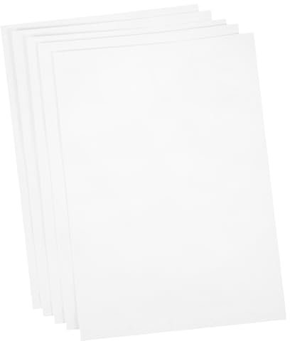 Shredder Lubricant Sheets 5pcs White Paper Oil Pack