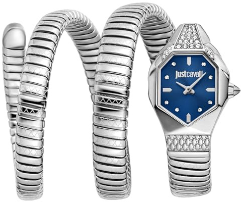 Just Cavalli Damen Analog Quarz Uhr mit Edelstahl Armband JC1L370M0025