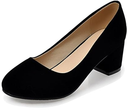 Genérico Zapatos Dirndl de Terciopelo para Mujer con Correas, Elegantes Zapatos de Baile con tacón y Tiras en el Tobillo para Bodas, Oktoberfest y Fiestas. (Black, 35)