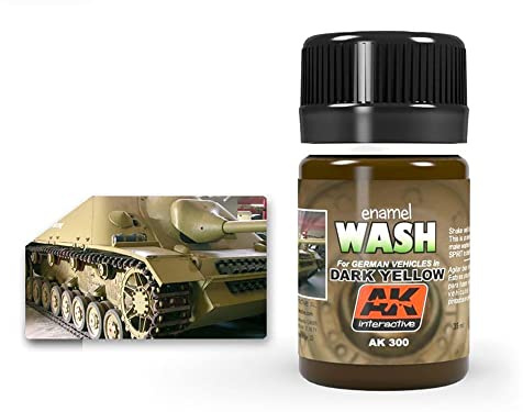AK Interactive Wash 35ml Dark Yellow Wash