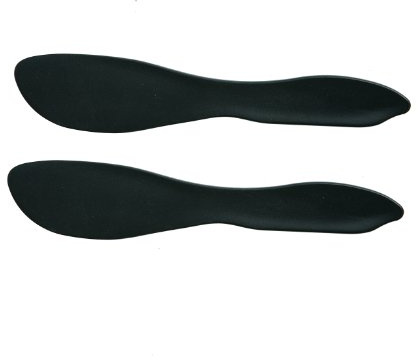 Linden Sweden Multi Purpose Spreaders | Versatile Butter Knife for Soft Cheese or Frosting | Safe for Kids | BPA-Free and Dishwasher-Safe | Set of 2 Spreaders Each | Made in Sweden | Black