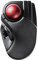 ELECOM HUGE Trackball Mouse, 2.4GHz Wireless, Finger Control, 8-Button Function, Palm Rest Attached, 52mm Smooth Red Ball, Windows11, MacOS (M-HT1DRBK)