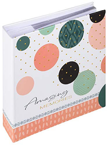 walther design Album Fotografico Rosa Salmone 200 Foto 10 x 15 cm Album Inserto memo Amazing Memories ME-486-R