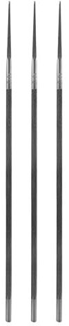 Temperamatite per catene, 3 pezzi/set 3/16 4,8 mm per affilare le lime per motoseghe con cuscinetti tondi in acciaio per lavori in legno