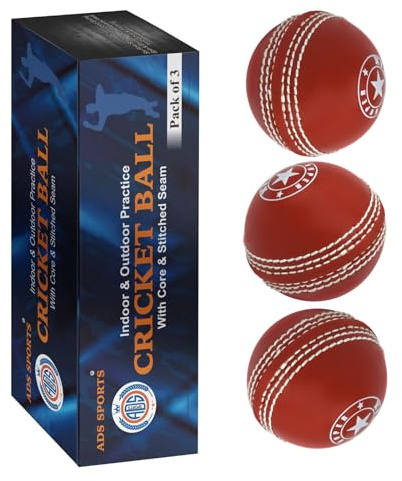 SPIN FIRST Incrediballs Soft Rubber Practice Balls | Safe Indoor & Outdoor Cricket Ball | Stitched Seam with PU Core | Ideal for Coaching, Garden Play & Skill Development