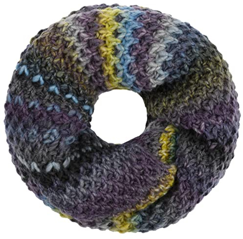 Eisbär Bufanda Circular Bao Mujer - Made in Austria de invierno infinita lana otoño/invierno - talla única lila claro