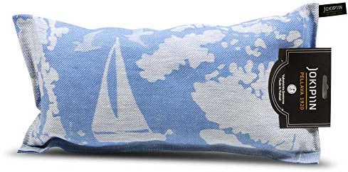 POOL Total Jokipiin Coussin de sauna de qualité supérieure, 40 x 22 cm, 100 % fabriqué en Finlande, coussin de voyage, certifié Ökotex et coton, pour l'appui-tête, bien-être, appui-tête préféré (1