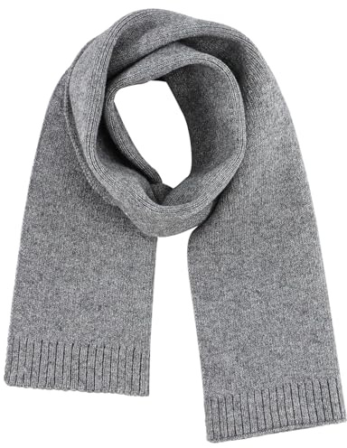 UAMOEI Kids Scarf for Girls Scarf Toddler Boys Scarves Knit Winter Scarves Fashion Neck Warmer Kids Neck Warmers Boy (Gray)