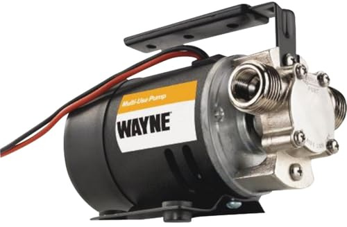 WAYNE PC1-12V Bronze Plated Portable Transfer Pump - Up to 350 Gallons Per Hour - Portable Multi-Use Pump