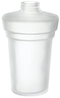 Smedbo Ersatz-Seifenspender aus klarem Glas, 5,6 x 5,6 x 12,2 cm, N3351