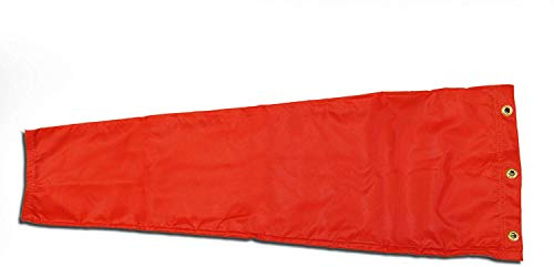 Airport Windsock Corporation 8 X 36 Orange Replacement Windsock 100% USA Made