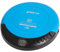 groov e RETRO Compact CD Player - Personal Music Player with CD-R & CD-RW Playback - Anti-Skip Protection, Programmable Tracks - Earphones Included - Micro-USB or Battery Powered - Blue