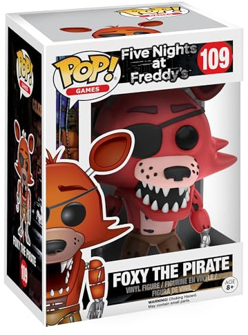 Funko POP! Games: Five Night's at Freddy's (FNAF) - Foxy The Pirate - Collectable Vinyl Figure - Gift Idea - Official Merchandise - Toys For Kids & Adults - Model Figure for Collectors and Display