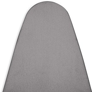 Encasa Ironing Board Covers (up to 114 x 35 cm) Elastic Tightening with Thick 4 mm Felt Padding, Easy Fit, Scorch Resistant, Plain Colors- Grey