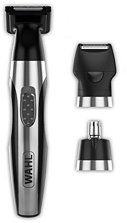 Wahl Ultimate Travel Kit 6 in 1 Multigroomer, Men’s Beard and Stubble Trimmer, Body Hair Trimmers for Men, Male Grooming Kit, Multi Grooming Tools, Travel Groom Kit