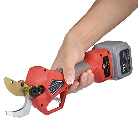 ATAAY Forbici elettriche per potatura a Batteria da 21 V con Due batterie agli ioni di Litio da 2500 mAh, taglierina per Rami di potatura Bonsai efficiente per Alberi da frutto